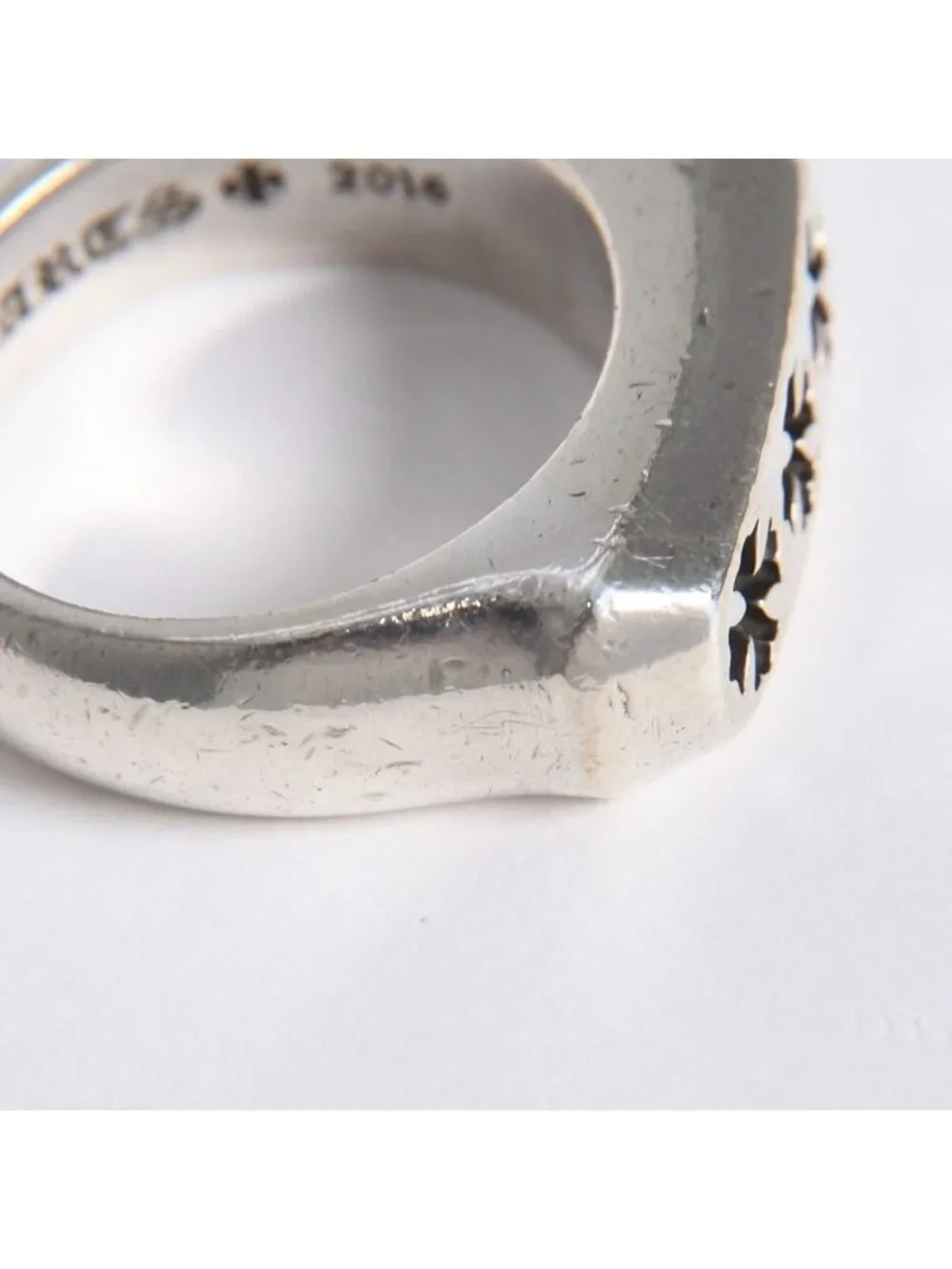 Chrome Hearts Li'l PJ Plus Ring Lil PJ Sling 925 Sterling Silver